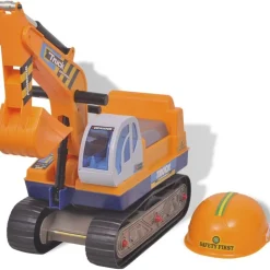 100089 vidaXL Aufsitzbagger Kunststoff Gelb