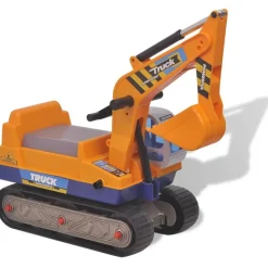 100089 vidaXL Aufsitzbagger Kunststoff Gelb