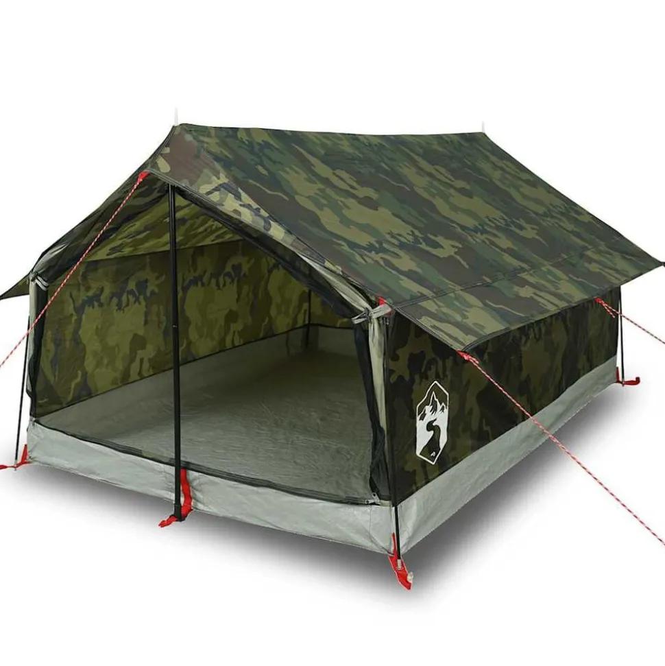 vidaXL Campingzelt 2 Personen Tarnmuster Wasserdicht