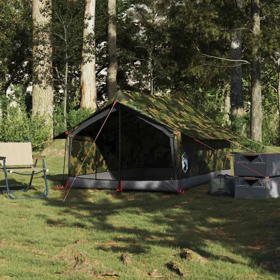 vidaXL Campingzelt 2 Personen Tarnmuster Wasserdicht
