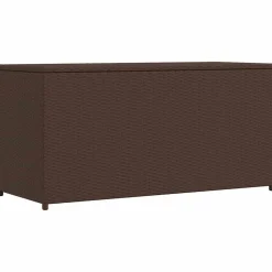 vidaXL Garten-Auflagenbox Braun 120x50x60 cm Poly Rattan