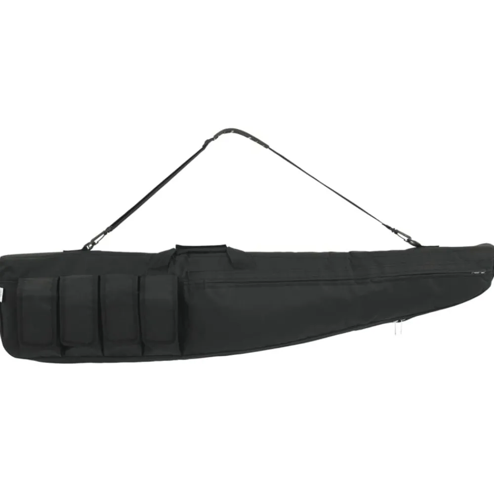 vidaXL Gewehrtasche mit Schultergurt 120 cm Oxford-Gewebe Schwarz