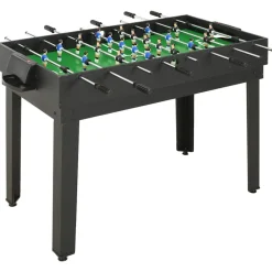 vidaXL 15-in-1 Multigame-Tisch 121×61×82 cm Schwarz