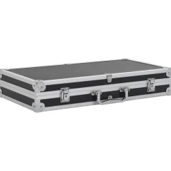 vidaXL Waffenkoffer Aluminium ABS Schwarz Outlet