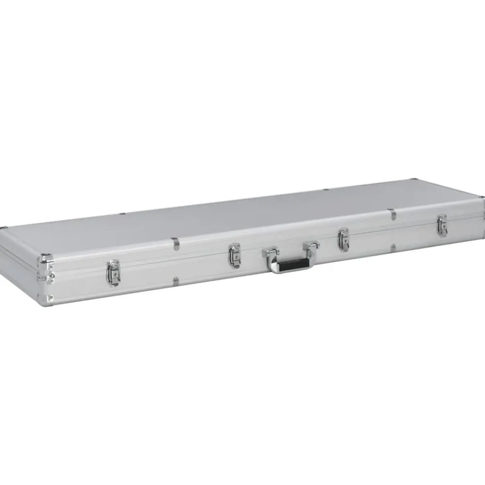vidaXL Waffenkoffer n 134×35×12 cm Aluminium Silber Best