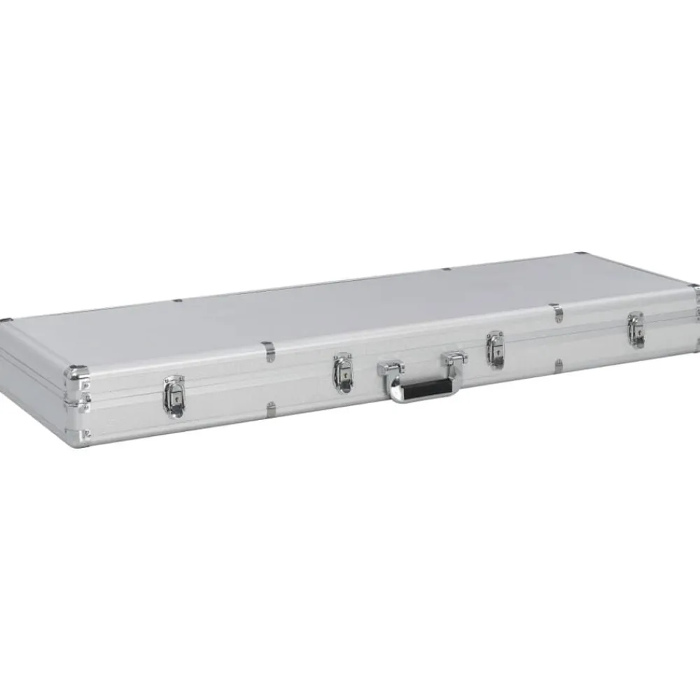 vidaXL Waffenkoffer n 118x38x12 cm Aluminium Silber Hot